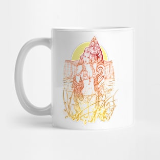 Sunset Breaks Mug